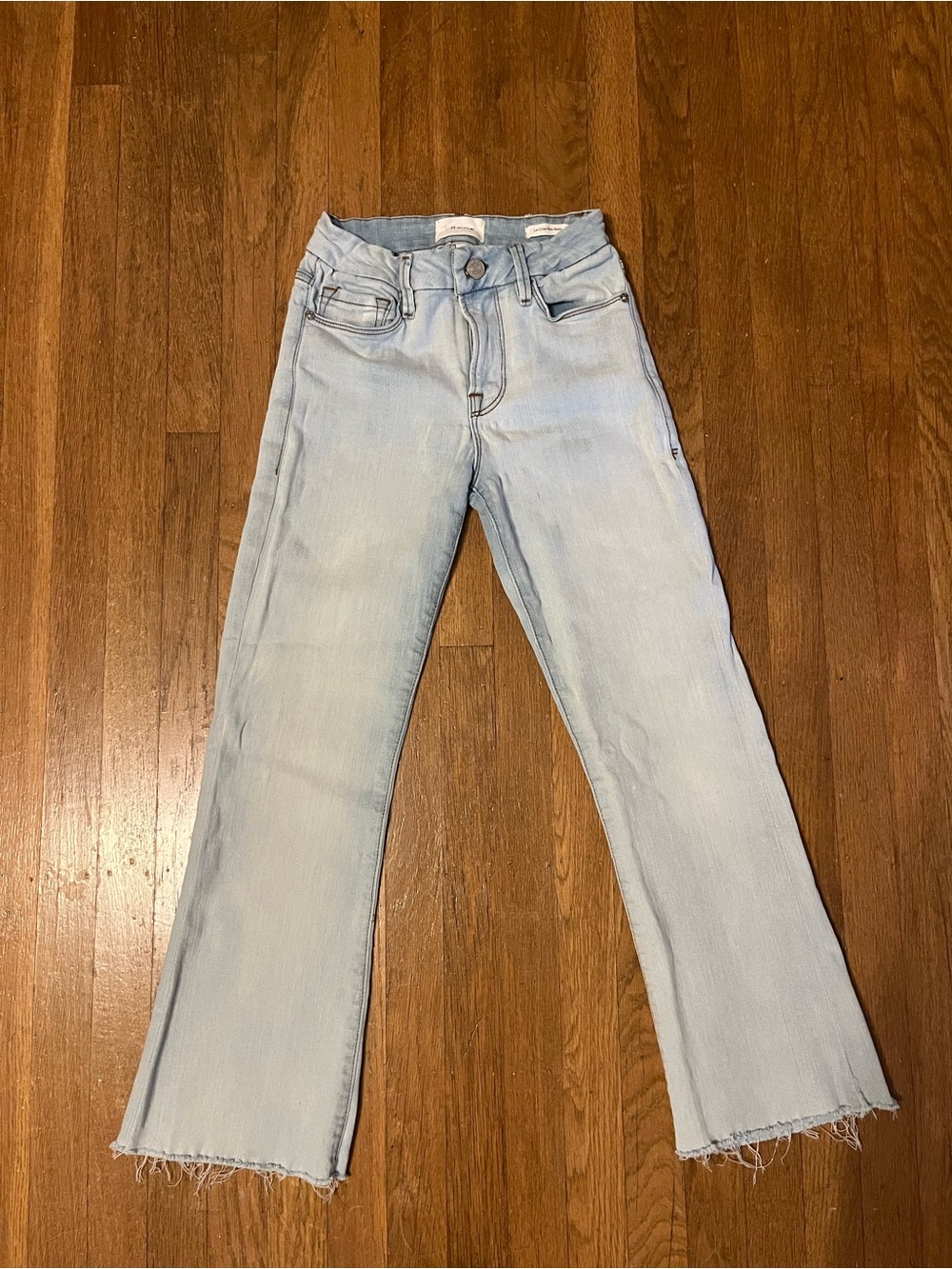 Light Blue Women's Mid-Rise Flare Jeans